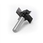 WSOOX 12mm Tige CNC Routeur Bits, Fraise à bois raboter outil de travail du bois, Embouts de fraisage CNC pour planche à bois