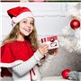 MQIAN 216 Pièces Stickers Étiquettes de Noël Stickers Étiquettes de Cadeaux Auto-Adhésives pour la décoration de Noël Emballage 