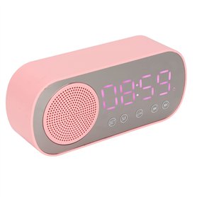 PUSOKEI Réveil Numérique avec Haut-Parleur Bluetooth