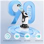 Époudeur à Spin électrique, Brosse de Nettoyage sans Fil, épurateur de Salle de Bain IPX7 avec 9 Têtes Remplaçables, Poignée D'e