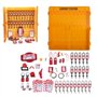 Kit D'étiquette de Lock-out Kit électrique LOTO, Station de Lock-out Stage avec Périphériques LOTO, 20 Positions Suspendues, Cou