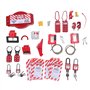 Kit D'étiquette de Lock-out Kit électrique LOTO, Station de Lock-out Stage avec Périphériques LOTO, 20 Positions Suspendues, Cou