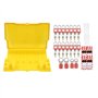 Kit Complet de Station de Lock-out Lock-out avec Coussins Clés Hasps Hangtags pour la sécurité Usines - Conseil Gestion Visuelle