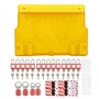 Kit Complet de Station de Lock-out Lock-out avec Coussins Clés Hasps Hangtags pour la sécurité Usines - Conseil Gestion Visuelle