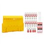 Kit Complet de Station de Lock-out Lock-out avec Coussins Clés Hasps Hangtags pour la sécurité Usines - Conseil Gestion Visuelle