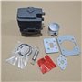 ZAPYVET KIT de Joint de Segment de Piston de Cylindre 34MM, for pièces de pulvérisation de Tondeuse H226 Kit de rondelles de but