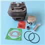 ZAPYVET Kit Complet de Cylindre et Piston de tronçonneuse 58cc, 5800, for Cylindre de diamètre 45.2mm Kit de rondelles de butée 