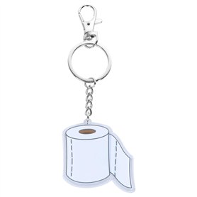 Pendentif Porte-Clés Papier Toilette Tissu Acrylique Porte-Clés Porte-Clés Téléphone Portable à Main à Dos à Main Charme pour Lu