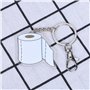 Pendentif Porte-Clés Papier Toilette Tissu Acrylique Porte-Clés Porte-Clés Téléphone Portable à Main à Dos à Main Charme pour Lu