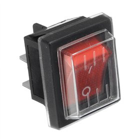 TuToy 220V16A 20A 125V Marche/Arrêt Interrupteur Rouge De Rechange Interrupteur Étanche Pour Les Machines D’Aspiration Aspirateu