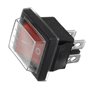 TuToy 220V16A 20A 125V Marche/Arrêt Interrupteur Rouge De Rechange Interrupteur Étanche Pour Les Machines D’Aspiration Aspirateu