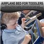 Lit d'avion pour les jeunes enfants 31.1x17.3 dans un extenseur d'avion plaquable résistant pour les enfants avec une ceinture d