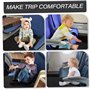 Lit d'avion pour les jeunes enfants 31.1x17.3 dans un extenseur d'avion plaquable résistant pour les enfants avec une ceinture d