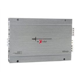Excalibur X600.4 - Amplificateur Audio Voiture De Puissance 4 Canaux- Autoradio Ampli HiFi Stéréo 4 x 600 Watt ou 2X 180 Watt RM