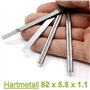 Lot de 4 couteaux réversibles pour rabot électrique Bosch PHO 25-82 / PHO 200 / GHO 16-82 C