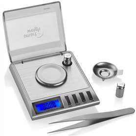 Smart Weigh GEM20 Balance intelligente numérique haute précision 20x0.001g. Idéale pour peser les pierres précieuses