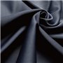 HOMEROKK Lot de 2 Rideaux Occultants 100% Polyester (Noir, 140 X 260 cm)