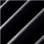 HOMEROKK Lot de 2 Rideaux Occultants 100% Polyester (Noir, 140 X 260 cm)