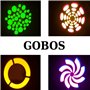 PARTY LIGHT - Pack JEUX DE LUMIERE 2 Lyres DMX GOBOS puissantes et rapdes multi-couleurs PA DJ SONO Disco-mobile Bar Club