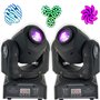 PARTY LIGHT - Pack JEUX DE LUMIERE 2 Lyres DMX GOBOS puissantes et rapdes multi-couleurs PA DJ SONO Disco-mobile Bar Club