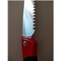 TABOR TOOLS Scie d'élagage TTS32A - Lame en acier trempé 25cm - Scie de jardin avec gaine - Pour coupe d'arbres, jardinage, chas