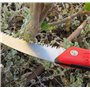 TABOR TOOLS TTS25E Scie Pliante à élaguer dotée avec Lame Pliable légèrement courbée en Acier trempé, Scie de Jardin, Scie élaga