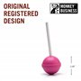 Lollypop Taille-crayon manuel amusant de qualité ressemble à des bonbons - Taille-crayon coloré inclus - Rose