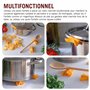 Monkey Business Farfalle – Lève-couvercle 3 en 1 en silicone, dessous de plat et repose-cuillère mignon, accessoire de cuisine m