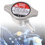 Collier de remplissage de radiateur, Collier de remplissage de radiateur en aluminium avec bouchon de 1.1bar, 32mm de diamètre, 