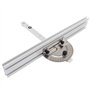 Jauge d'onglet de Scie à Table en Alliage d'aluminium, Mécanisme de Verrouillage Professionnel Léger, Système de Clôture de Jaug