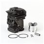 DEMULAX Kit de circlips de Cylindre et de Segment de Piston de 44mm, for Remplacement de tronçonneuse STIHL, MS251 MS251C MS251C