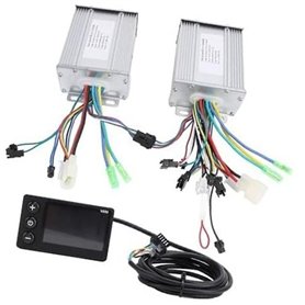 Rynplex Contrôleur de Moteur sans balais Drive 2PCS Contrôleurs électriques avec Compteur d'affichage LCD V890