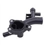 XUBOR Boîtier de Thermostat, Sortie d'eau et Tuyau de Liquide de Refroidissement du radiateur du Moteur avec capteur, for Vau-xh
