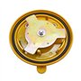 HUVNEXA Bouchon de réservoir d'huile et de carburant for excavatrice Caterpillar 7X7700 CAT 320B, 320C et 320D - Métal - Jaune -