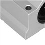 Bloc de glissière à roulement linéaire fermé, longue durée de vie en alliage d'aluminium à billes de roulement à mouvement linéa
