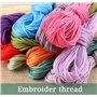 Kit de broderie au point de croix estampé pour débutants – Coucher de soleil 2 (imprimé 11CT 50 × 41 cm)