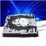 Akozon pour Lecteur DVD, Lecteur Optique Interne de Remplacement Blu-Ray Slim Ultra Mince pour Console Jeu CD ROM Rechange en AB