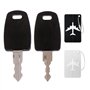2 Pièces Clé de Valise Clé Universelle Multifonction TSA002 TSA007 Clé de Rechange Clés Multifonctionnelles pour Bagage Bagages
