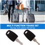 2 Pièces Clé de Valise Clé Universelle Multifonction TSA002 TSA007 Clé de Rechange Clés Multifonctionnelles pour Bagage Bagages 