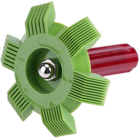 Ausla Peigne à Ailettes de Climatiseur en Plastique Condenseur et Redresseur D'ailettes de Radiateur Outil de Réparation de Bros