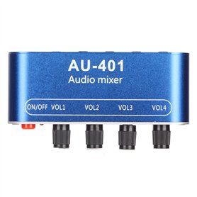 Mini Mélangeur Audio Stéréo 4 en 1