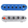 Mini Mélangeur Audio Stéréo 4 en 1, DC 5V-12V 3,5 Mm DIY Headset Sound Selector Amplifier, Tableau de Commande Indépendant, pour