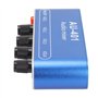 Mini Mélangeur Audio Stéréo 4 en 1, DC 5V-12V 3,5 Mm DIY Headset Sound Selector Amplifier, Tableau de Commande Indépendant, pour