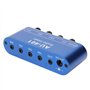 Mini Mélangeur Audio Stéréo 4 en 1, DC 5V-12V 3,5 Mm DIY Headset Sound Selector Amplifier, Tableau de Commande Indépendant, pour