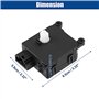 Commander 5143192AA Paquet de 1 Noir Actionneur de climatisation Automobile