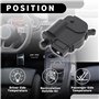 MUEOSI Actionneur de commande de porte d'air de mélange de chauffage CVC n° 68164958AA Actionneur de porte d'air de voiture, for