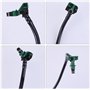 MKVAXR Tuyau de Retour de Fuite d'injecteur de Carburant 9844585580 Compatible avec Citroën C4 C5 DS4 DS5 9674231880, 1872025, D