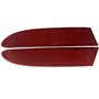 DEMULAX Réflecteur de Pare-Chocs arrière, for X3 F25 2011-2014, réflecteurs de Pare-Chocs arrière avec lentille Rouge Réflecteur