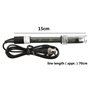 MASUNN Bnc Electrode Probe Connector Hydroponique pour Contrôleur D'Aquarium Ph Meter Sensor