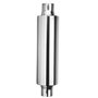Embout Silencieux en Acier Inoxydable pour Tube Échappement Voiture 16 Pouces Long 2 Pouces 50 Mm